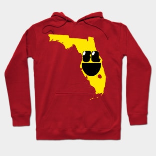 Florida States of Happynes- Florida Smiling Face Hoodie